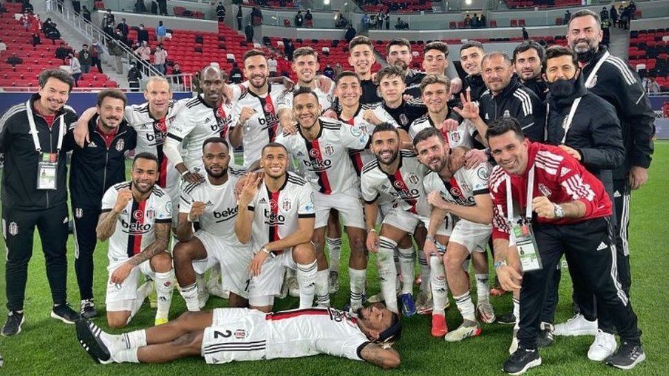 Бешикташ спечели Суперкупата на Турция по футбол и оформи требъл за 2021-а