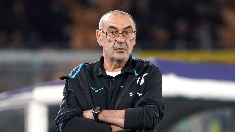 Треньорът на Лацио Маурицио Сари не бе доволен след поражението