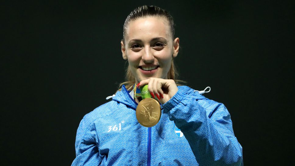 Олимпийската шампионка на 10 метра пистолет от Рио де Жанейро