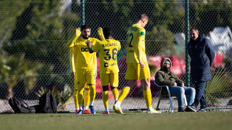 Бившият футболист на Левски Борислав се отчете с дубъл за