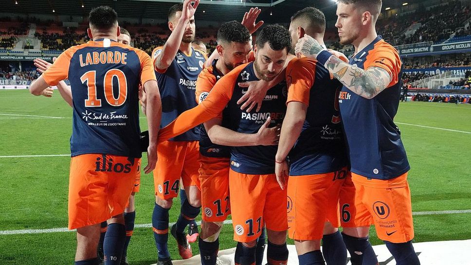 Страсбург се наложи над Монпелие с десет души във френската Лига 1