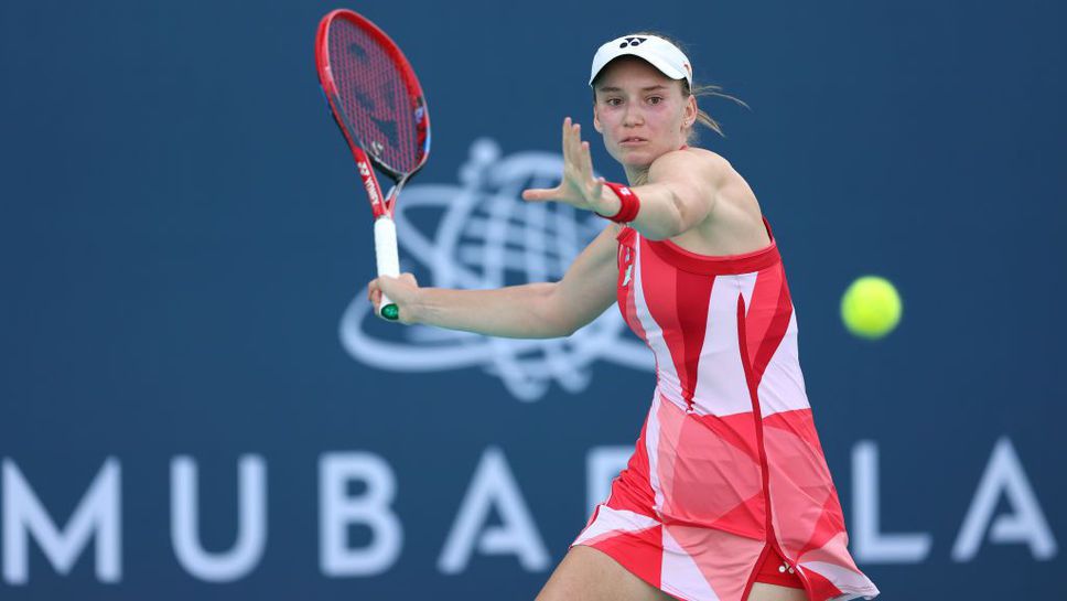 Водачката Рибакина се класира за четвъртфиналите в Абу Даби