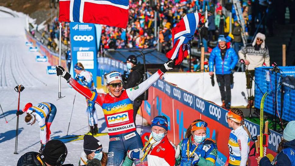 Терезе Йохауг спечели последното състезание в кариерата си за Световната купа по ски бягане