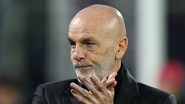 Треньорът на Милан Стефано Пиоли не остана щастлив след загубата