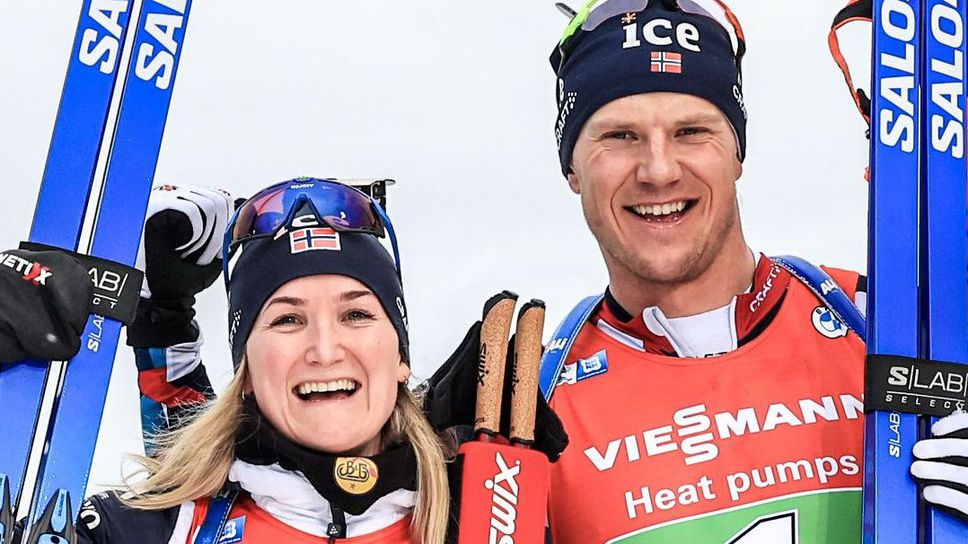 Триумф за Норвегия в единичната смесена щафета от Световната купа в Нове Место
