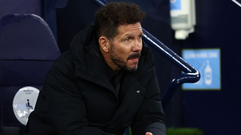 Треньорът на Атлетико Диего Симеоне се изказа доста смирено след