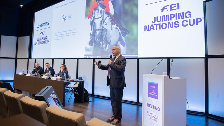 Международната федерация по конен спорт FEI заяви че ще остави