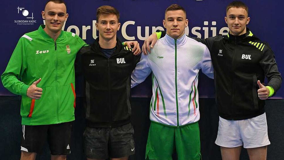 Още три финала за България от Световната купа по спортна гимнастика в Осиек