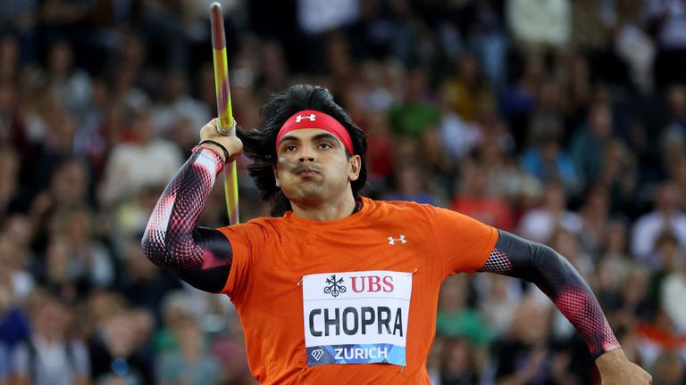 Актуалният олимпийски шампион в хвърлянето на копие Нийрадж Чопра победи