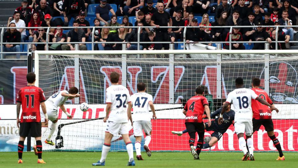 Милан 0:1 Дженоа, натиск на домакините