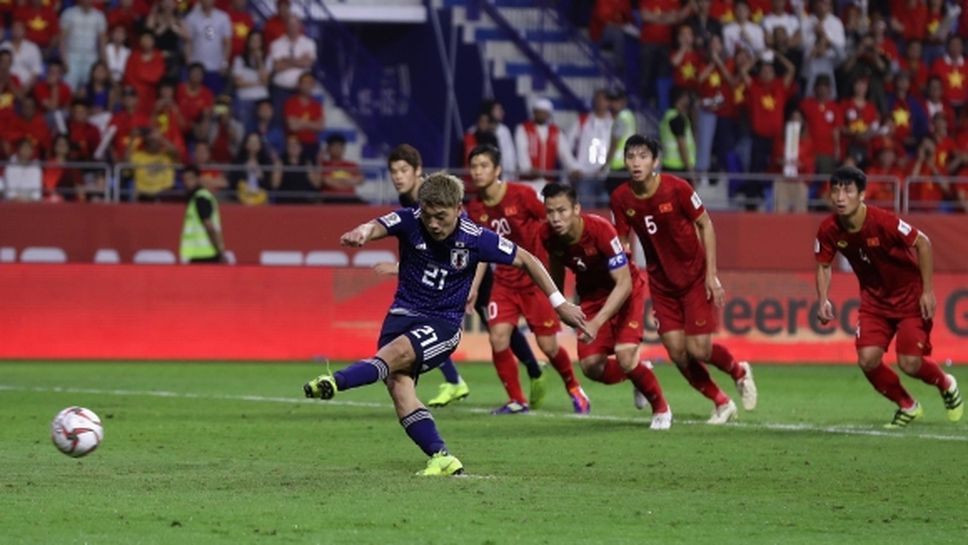 Япония достигна полуфиналите на Купата на Азия