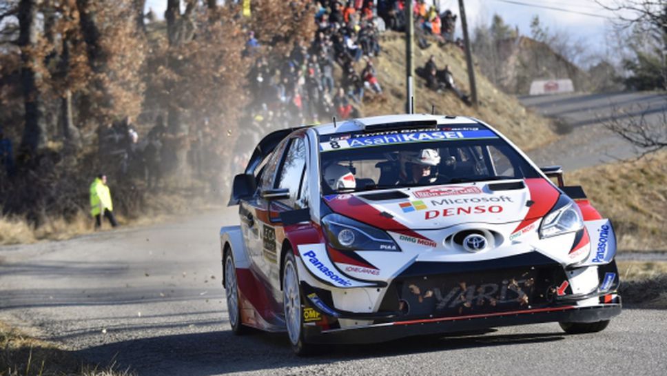 Танак и Toyota зададоха началното темпо на рали Монте Карло