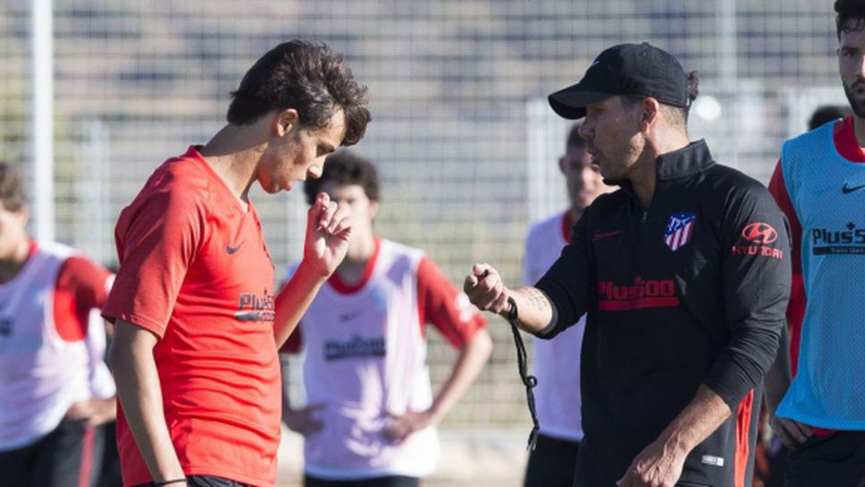 Симеоне бърза да подготви Жоао Феликс за стила на Атлетико