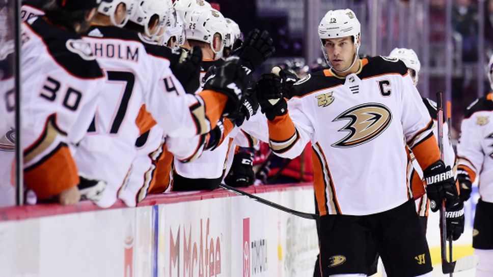 Анахайм навакса четири гола пасив и спечели гостуването си на шампиона Вашингтон