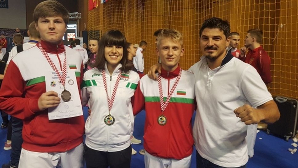 Българските състезатели спечелиха осем медала на Балканиадата по карате в Дубровник