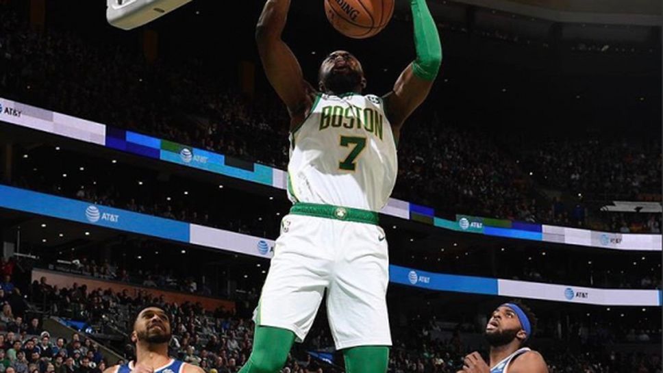 Бостън спечели едно от класическите дербита в НБА, Портланд отнесе Финикс