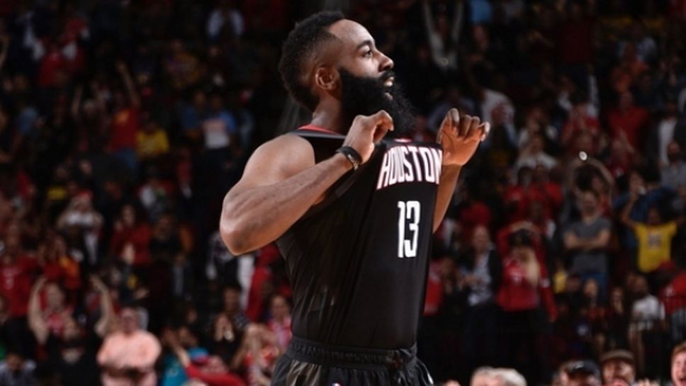 Трипър-дабъл с 50 точки на Хардън осигури успех на Хюстън срещу Лейкърс