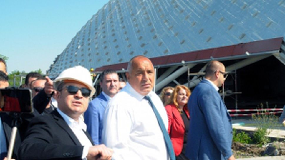 Бойко Борисов инспектира "Арена Бургас"