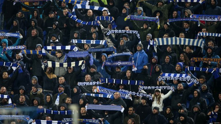 "Сините" фенове продължават да изумяват - изкупиха Сектор "А" за дербито с Лудогорец