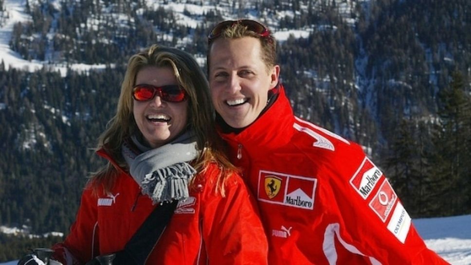 Съпругата на Шумахер има видео от каската му при падането преди 5 години