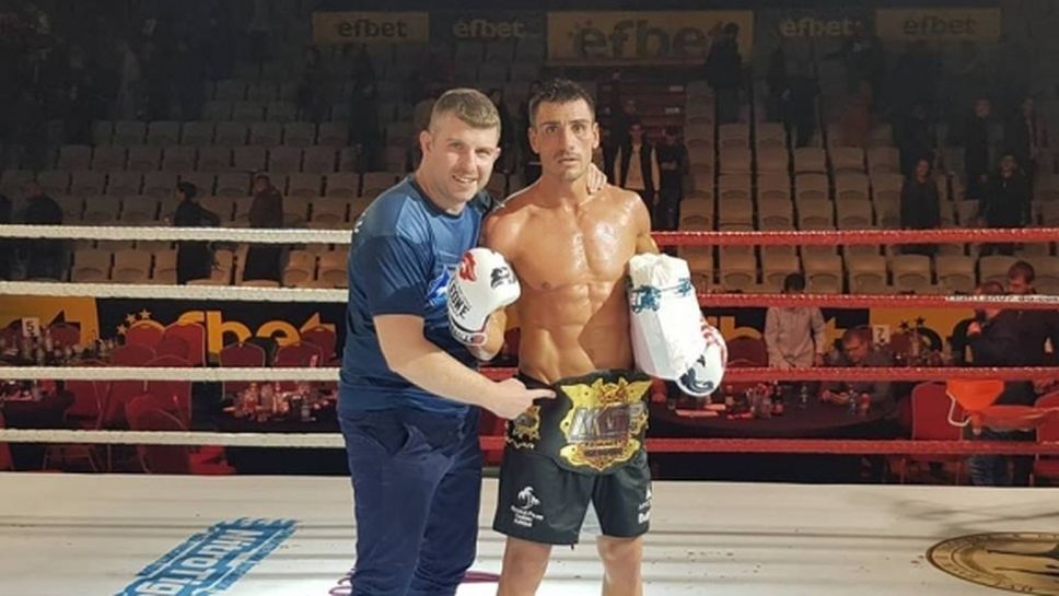 Атанас Божилов показа класа за световната титла по К1 на Muay Thai Grand Prix Bulgaria