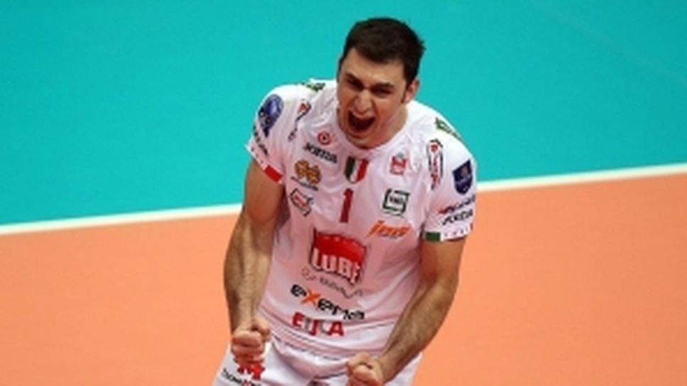 Полуфинал №1 в Шампионската лига: ЗАКСА - Лубе 1:1