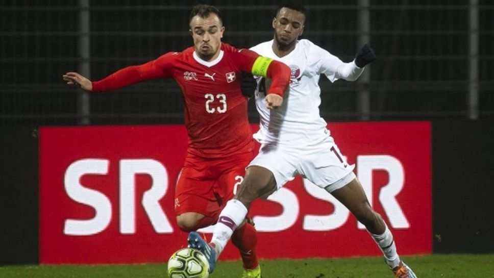 Късен гол на Катар шокира 8-ия в света Швейцария