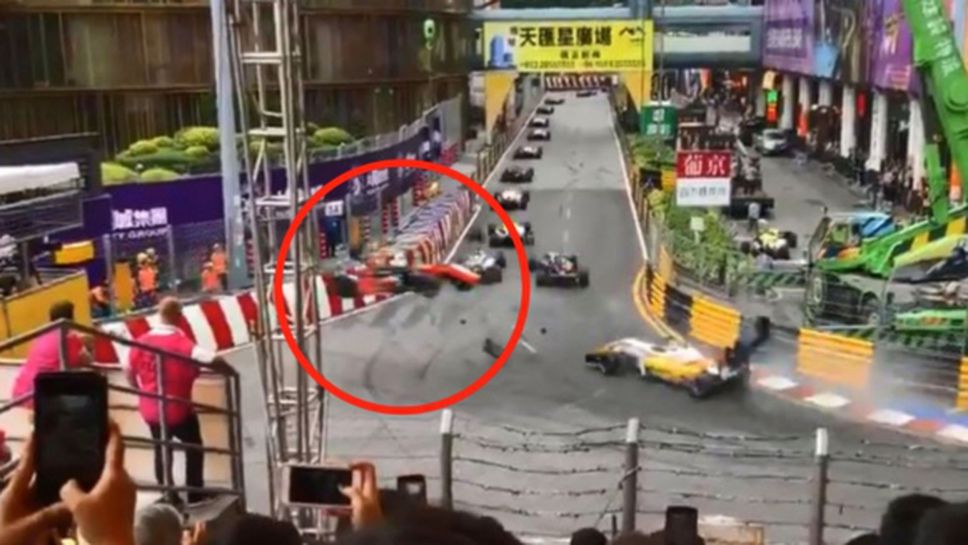 Фльорш с фрактура на гръбнака след зловещата катастрофа в Macau GP