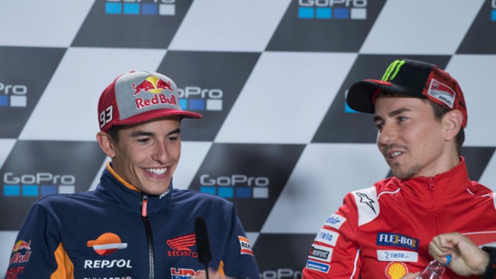 Нито Лоренсо, нито Маркес са на 100% за MotoGP теста във Валенсия