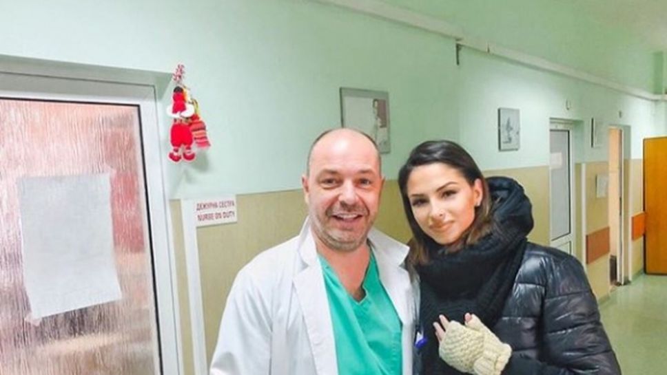 Цвети Стоянова почете спасителя си