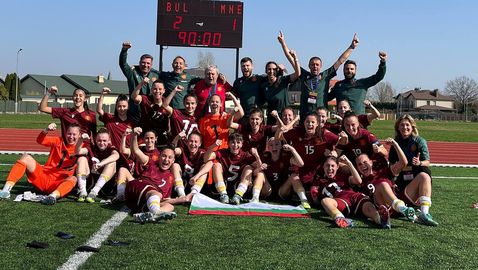 Девическите национални отбори на България научиха съперниците си в квалификациите за Евро 2026