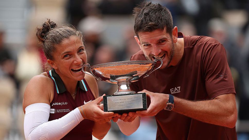 Италианци триумфираха с титлата при смесените двойки в Париж