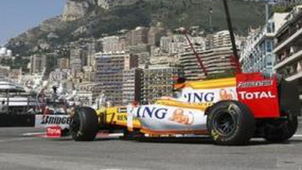 Алонсо най-бърз в последната тренировка в Монако