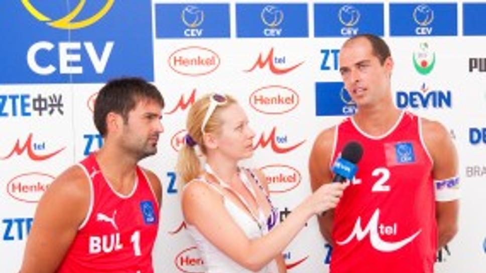 Нешев и Колев разгромиха швейцарци и продължават напред на CEV Challenger във Варна