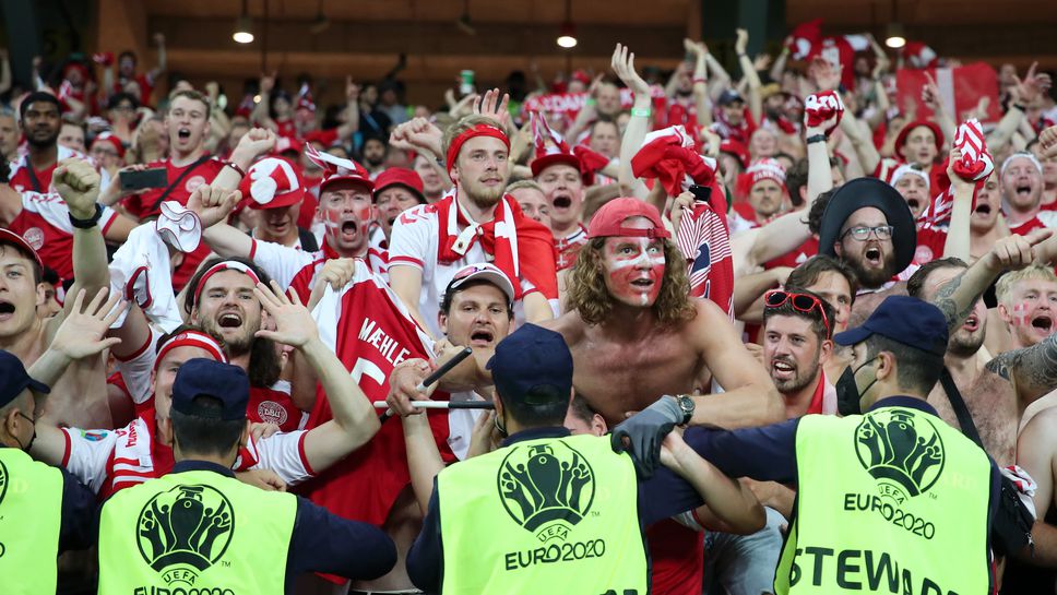 Датските фенове няма да могат да подкрепят отбора срещу Англия