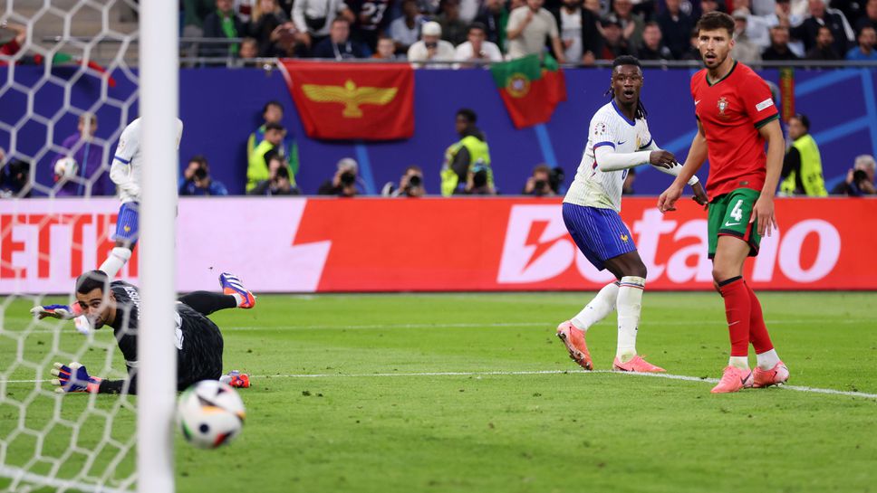 Португалия 0:0 Франция, играят се продължения