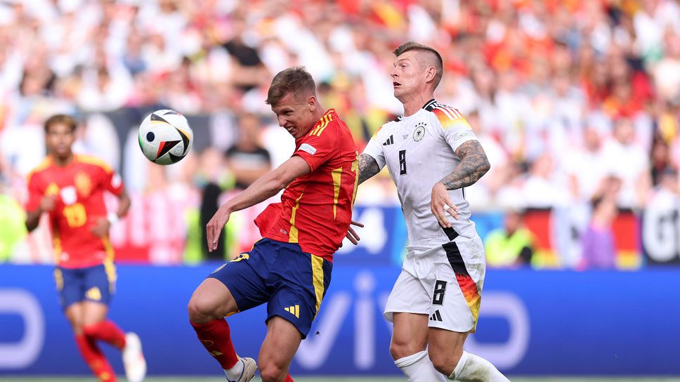 На почивката: Испания 0:0 Германия