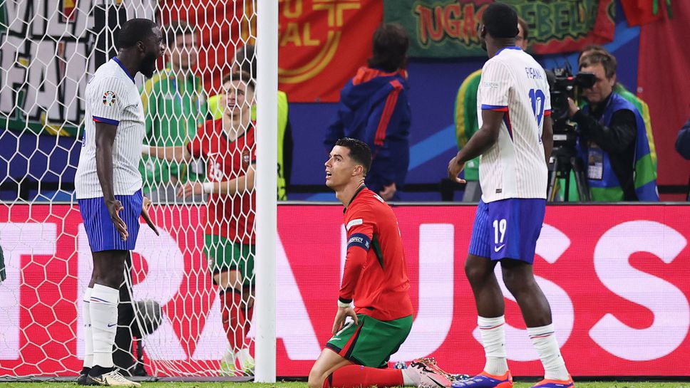 Португалия 0:0 Франция, Кристиано Роналдо пропусна голям шанс