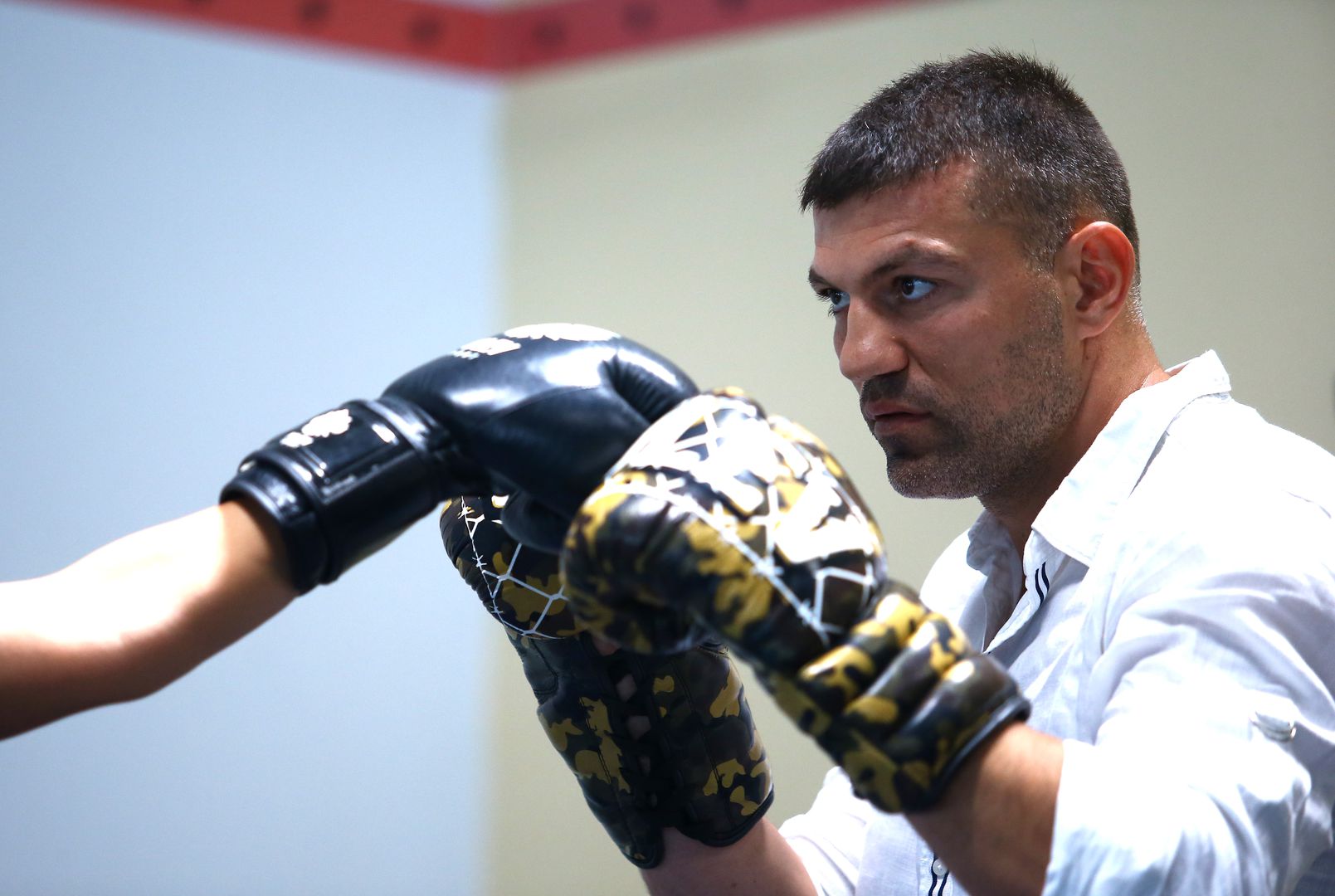 Тренировка с Тервел Пулев