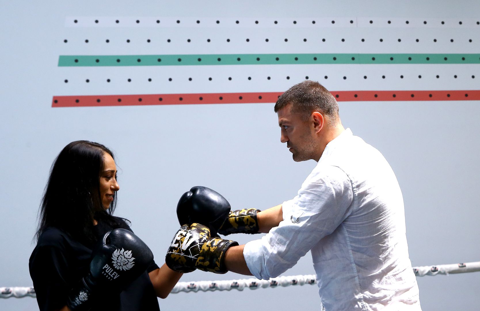 Тренировка с Тервел Пулев