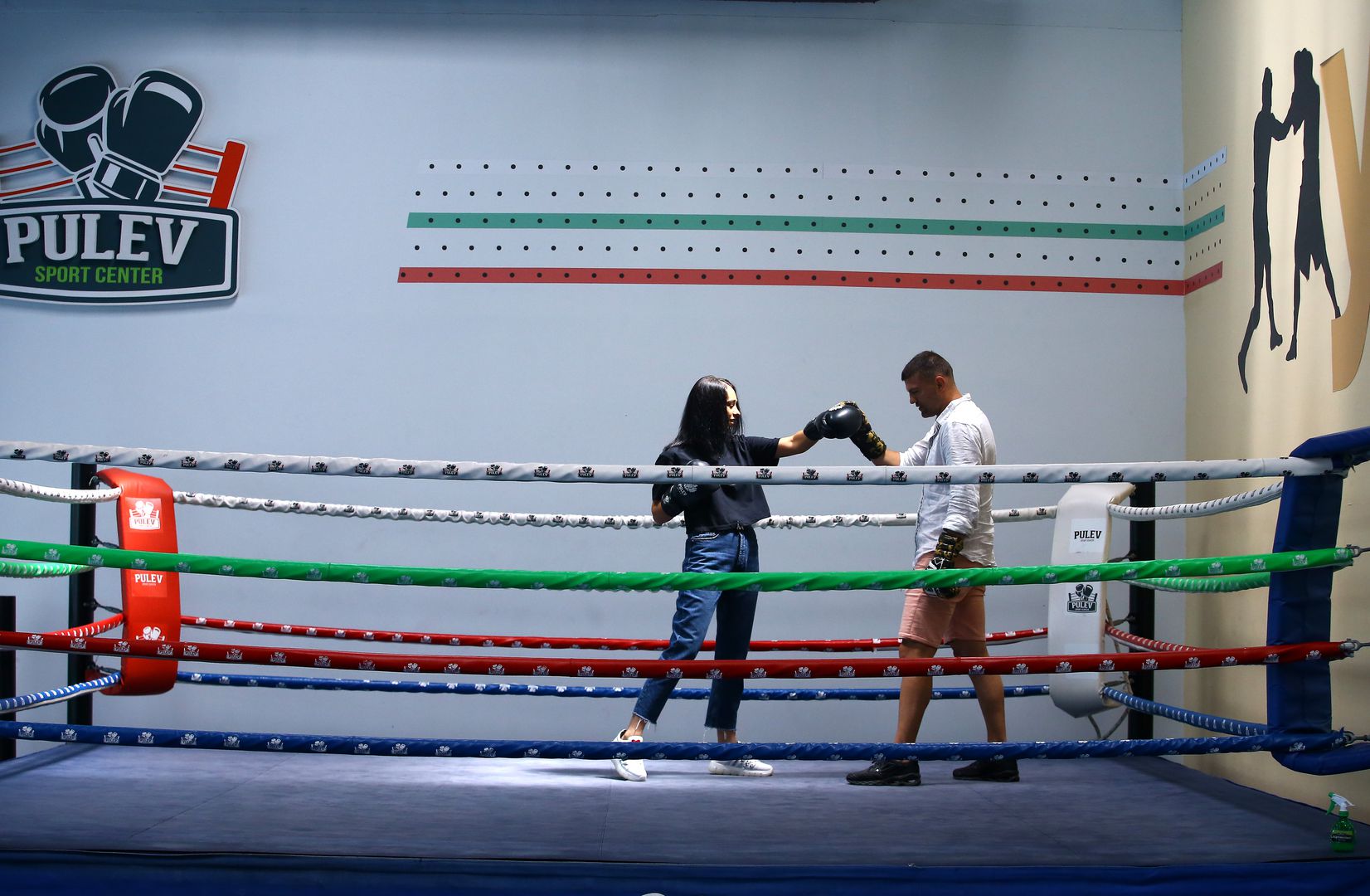 Тренировка с Тервел Пулев