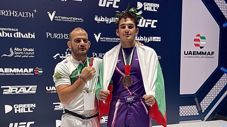 Спас Хаджиев донесе бронзов медал на България от Световното по ММА