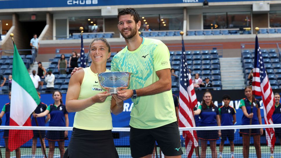 Сара Ерани и Андреа Вавасори спечелиха титлата при смесените двойки на US Open