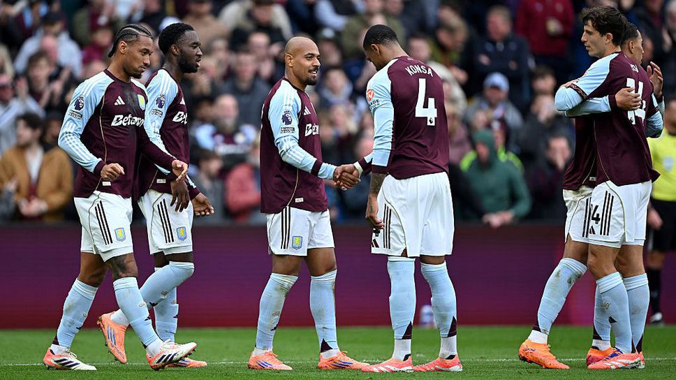 Астън Вила надделя с 2:1 над гостуващия Бърнли в мач