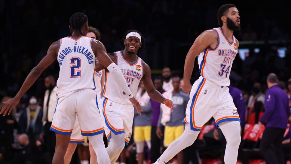 Един от аутсайдерите Оклахома надделя над Лейкърс