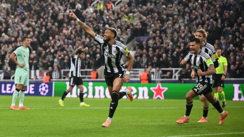 Нюкасъл надви Атлетик и продължи успешната си серия в Шампионската лига