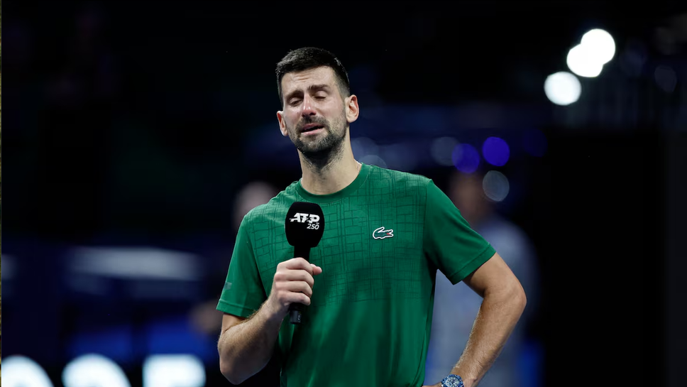 Новак Джокович едва сдържа сълзите си в Атина