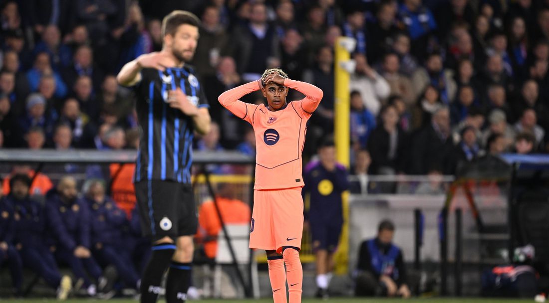 Барселона се спаси от невероятна издънка срещу Брюж, но и ВАР помогна