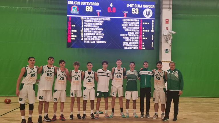 Български финал на международния турнир по баскетбол за юноши в Будапеща