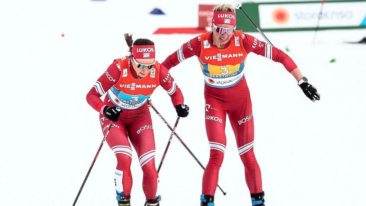 Русия записа първа победа в щафетното ски бягане при жените от 17 години